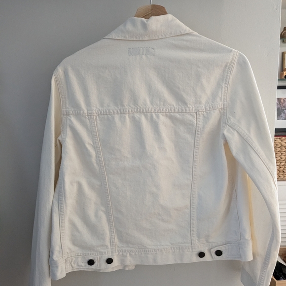 Able white denim jacket - bailey classic jacket - Picture 4 of 9